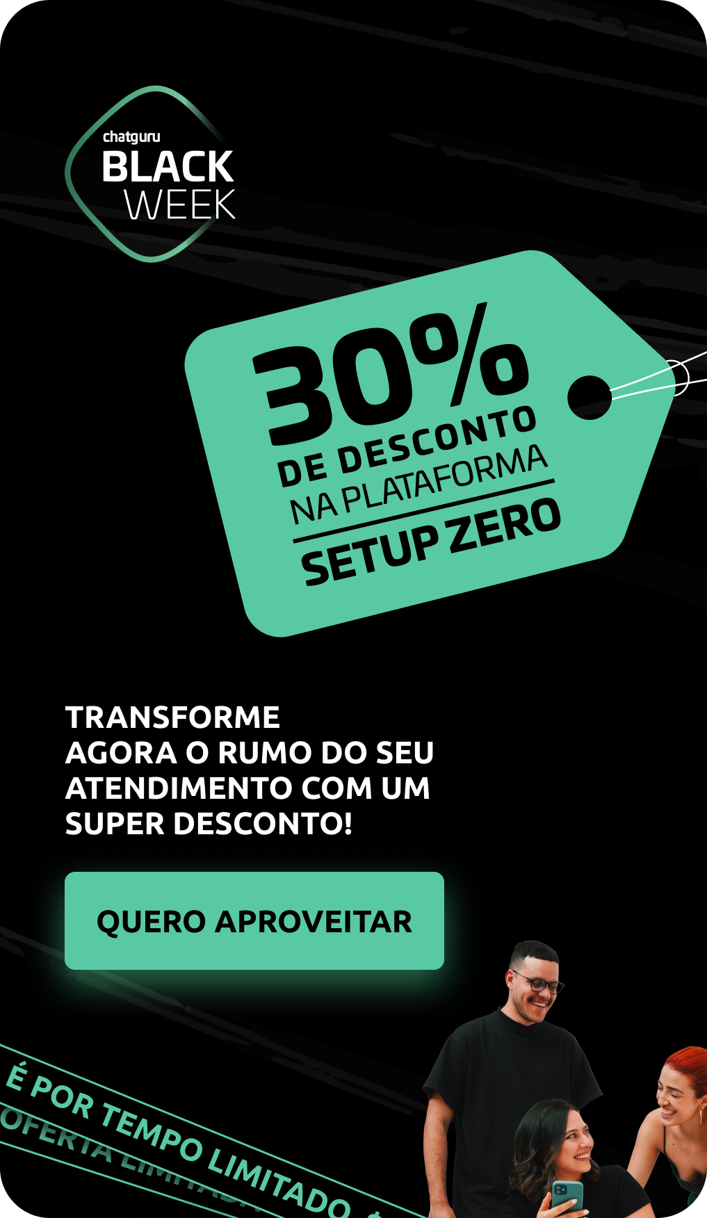 Promoção Black Week Chatguru