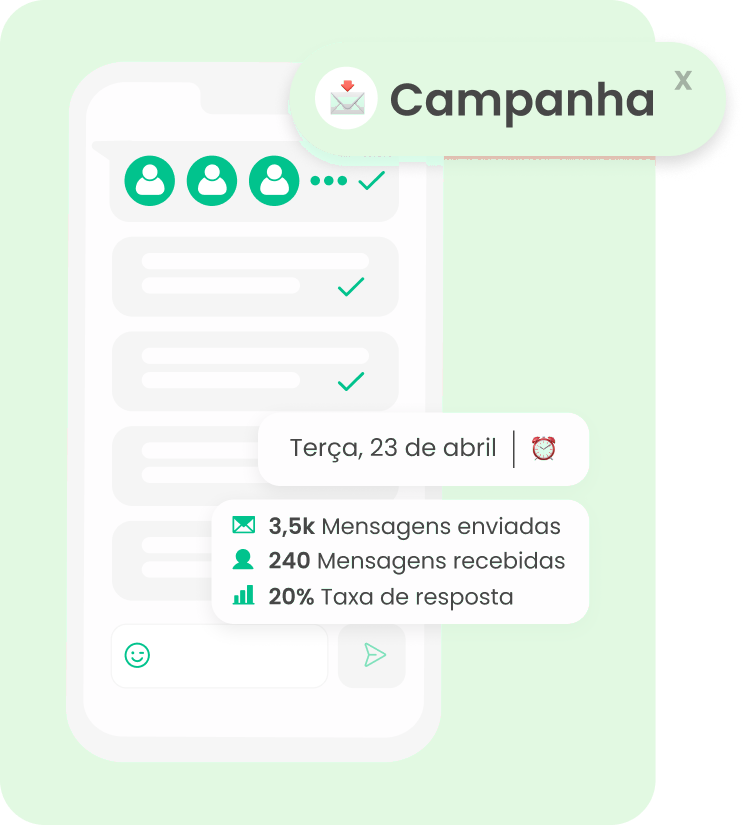 Campanhas pelo WhatsApp